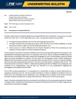 Conveyances to Foreign Entities Act Bulletin 2023-04 Conveyances to Foreign Entities Act. May 2023-04.jpg